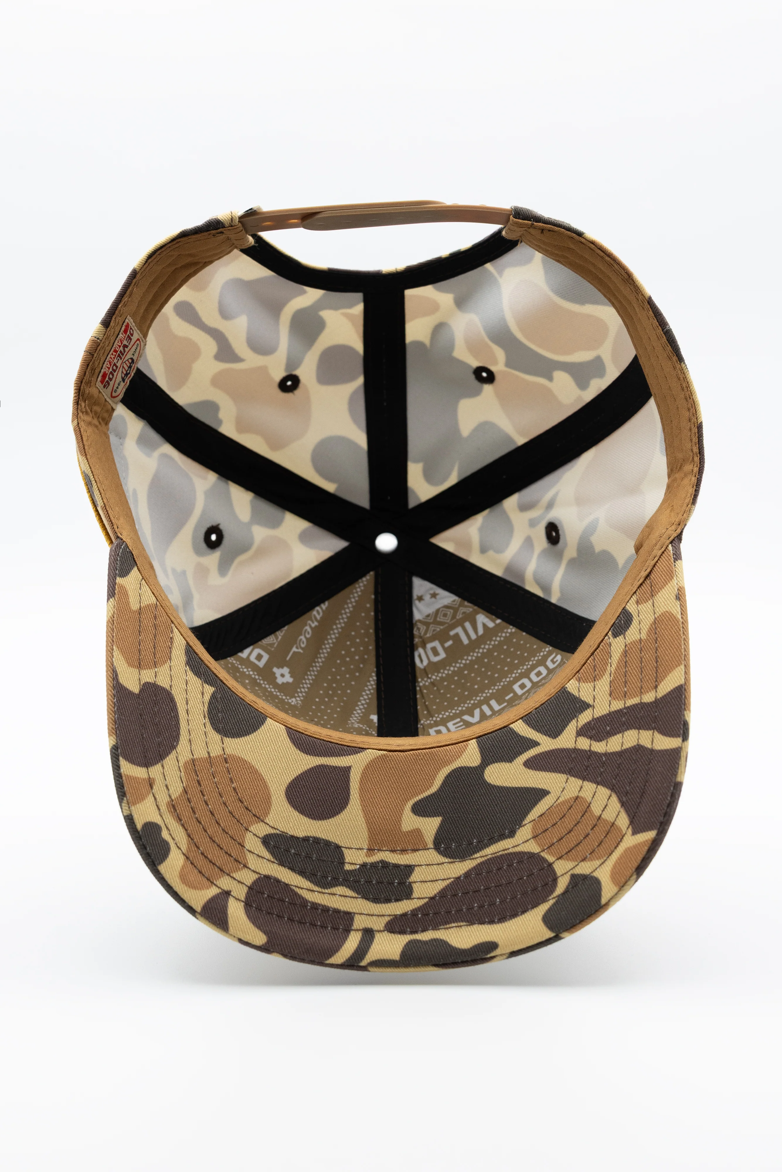 6 panel Trucker - Duck Camo - Image 5