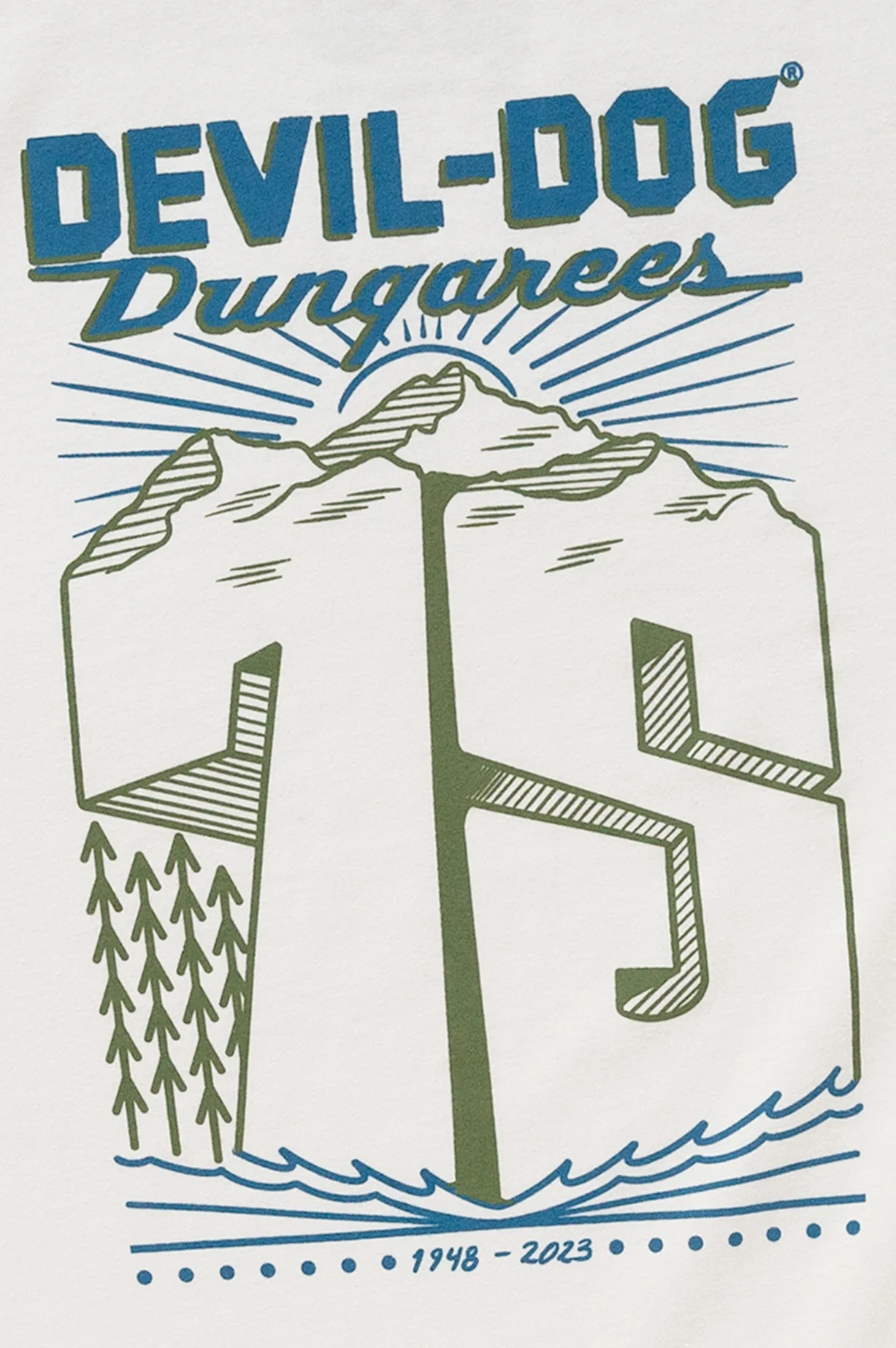 75 Year T-Shirt - Cloud - Image 5