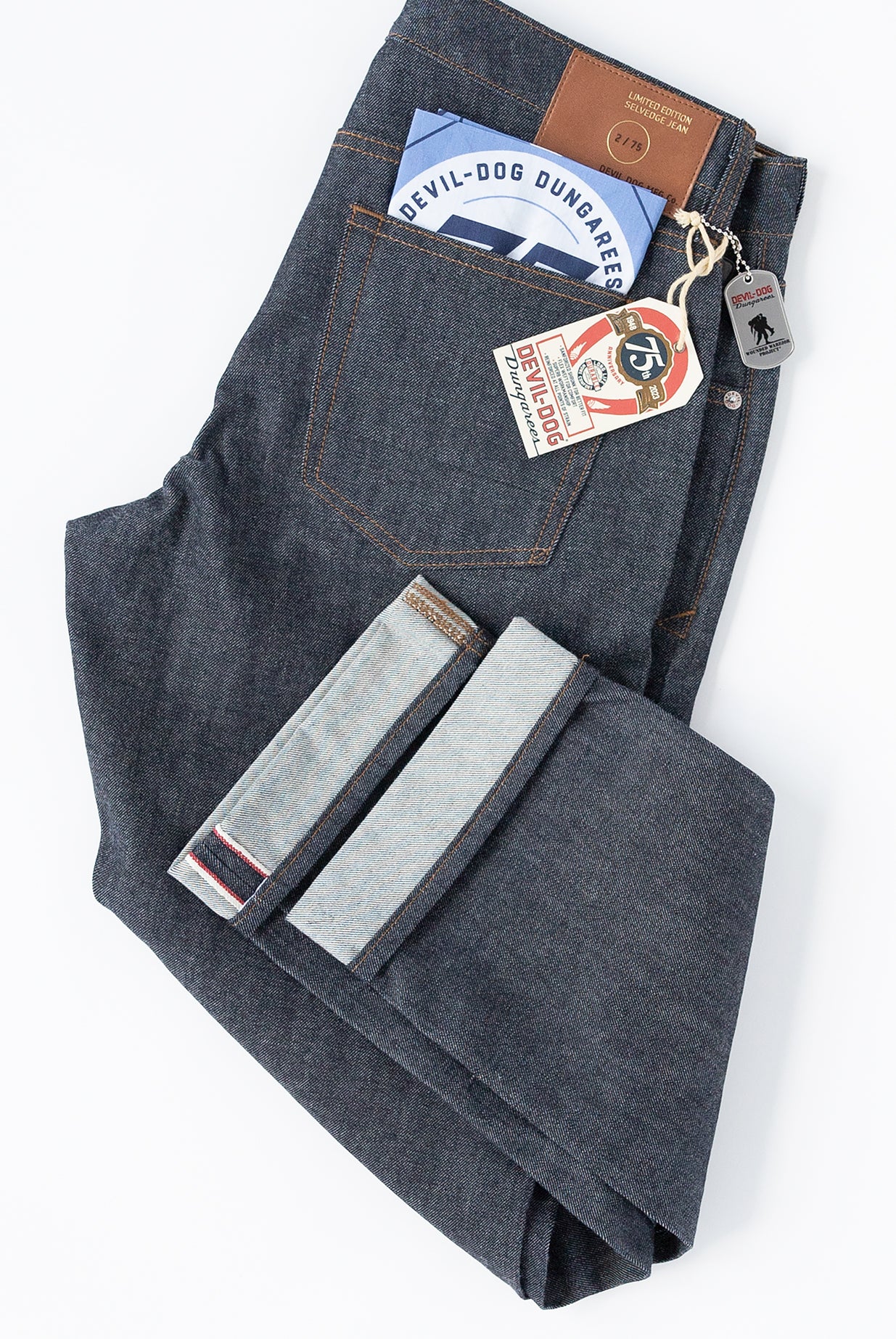 75th Anniversary Slim Straight Selvedge Jean - Diamond City - Image 10