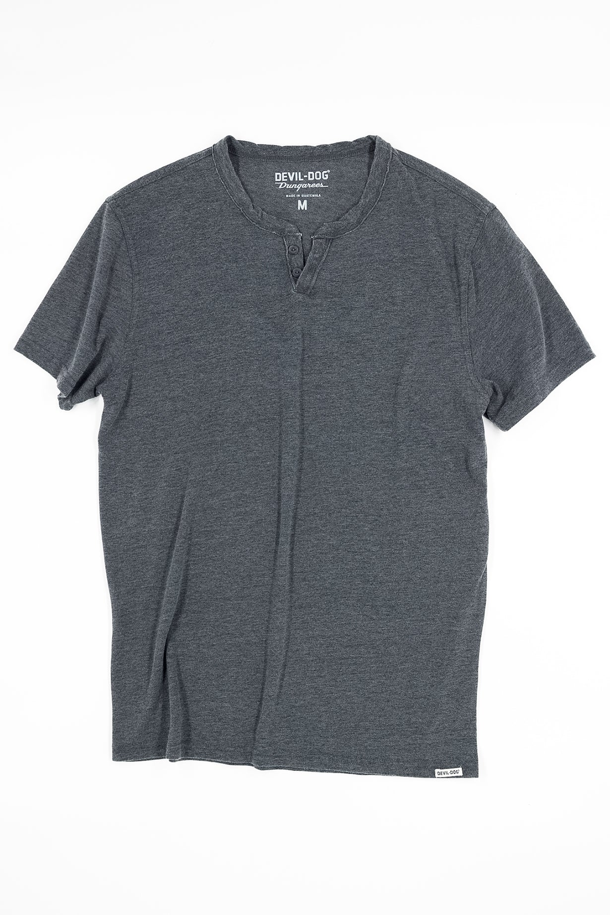 Burnout Henley - Dark Grey Heather - Image 7