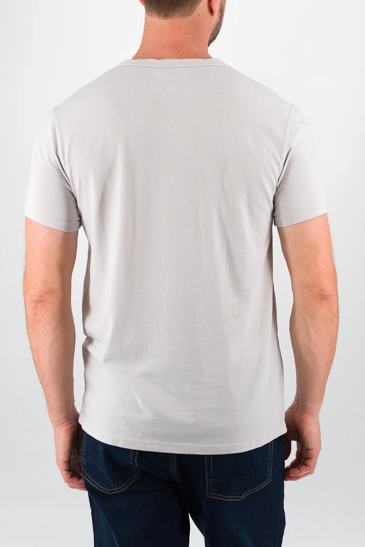 Burnout Henley - Quiet Gray - Image 3