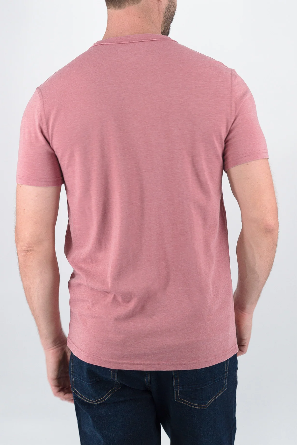 Burnout Henley - Withered Rose - Image 4