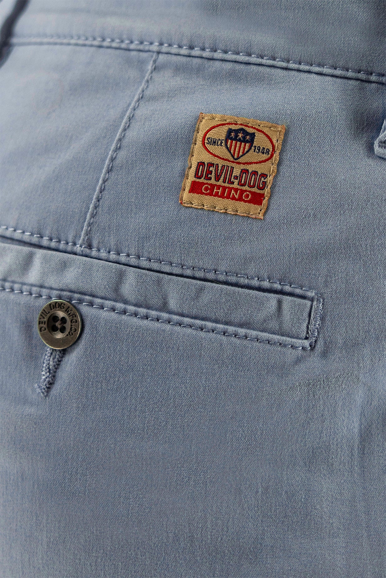 Chino Short 7" - Dusty Blue - Image 7