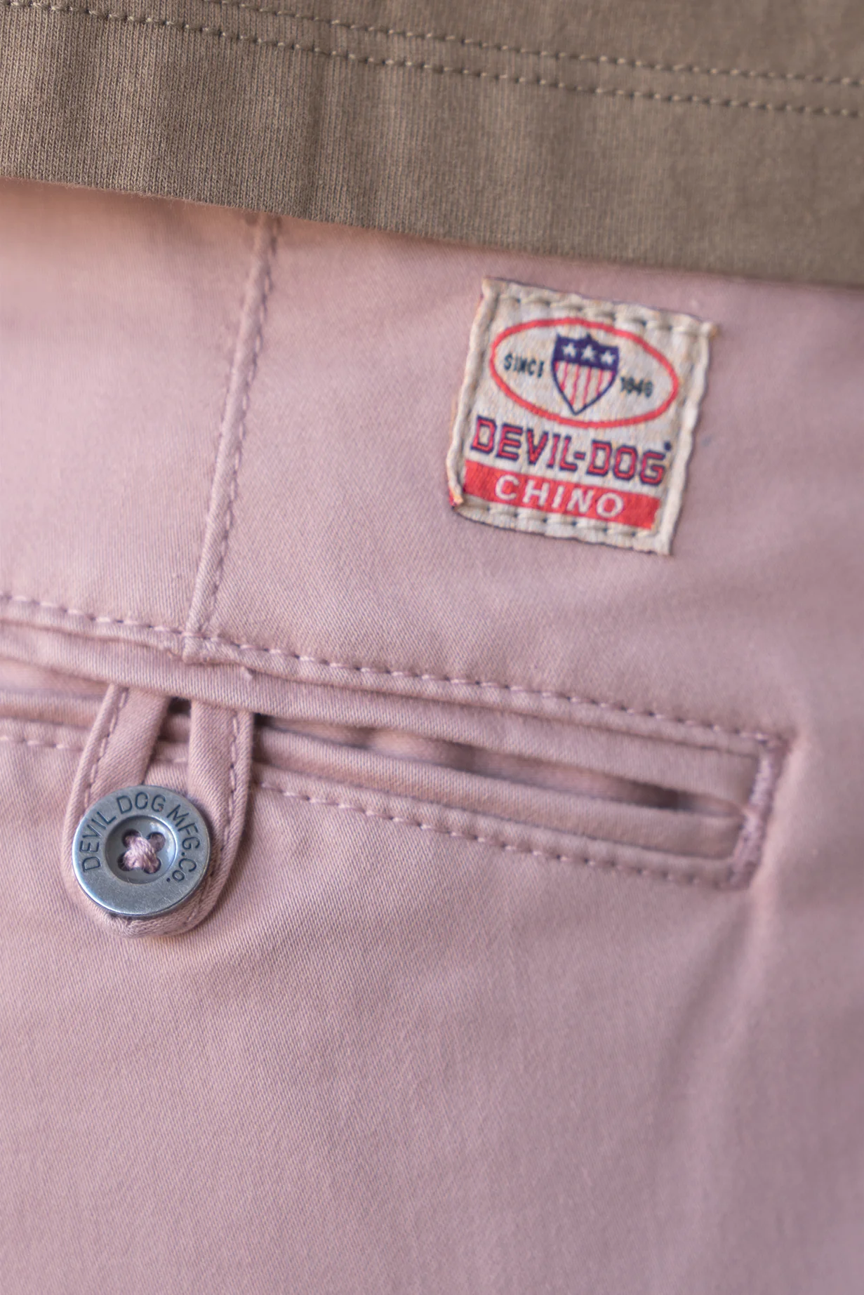 Chino Short 7" - Dusty Mauve - Image 8