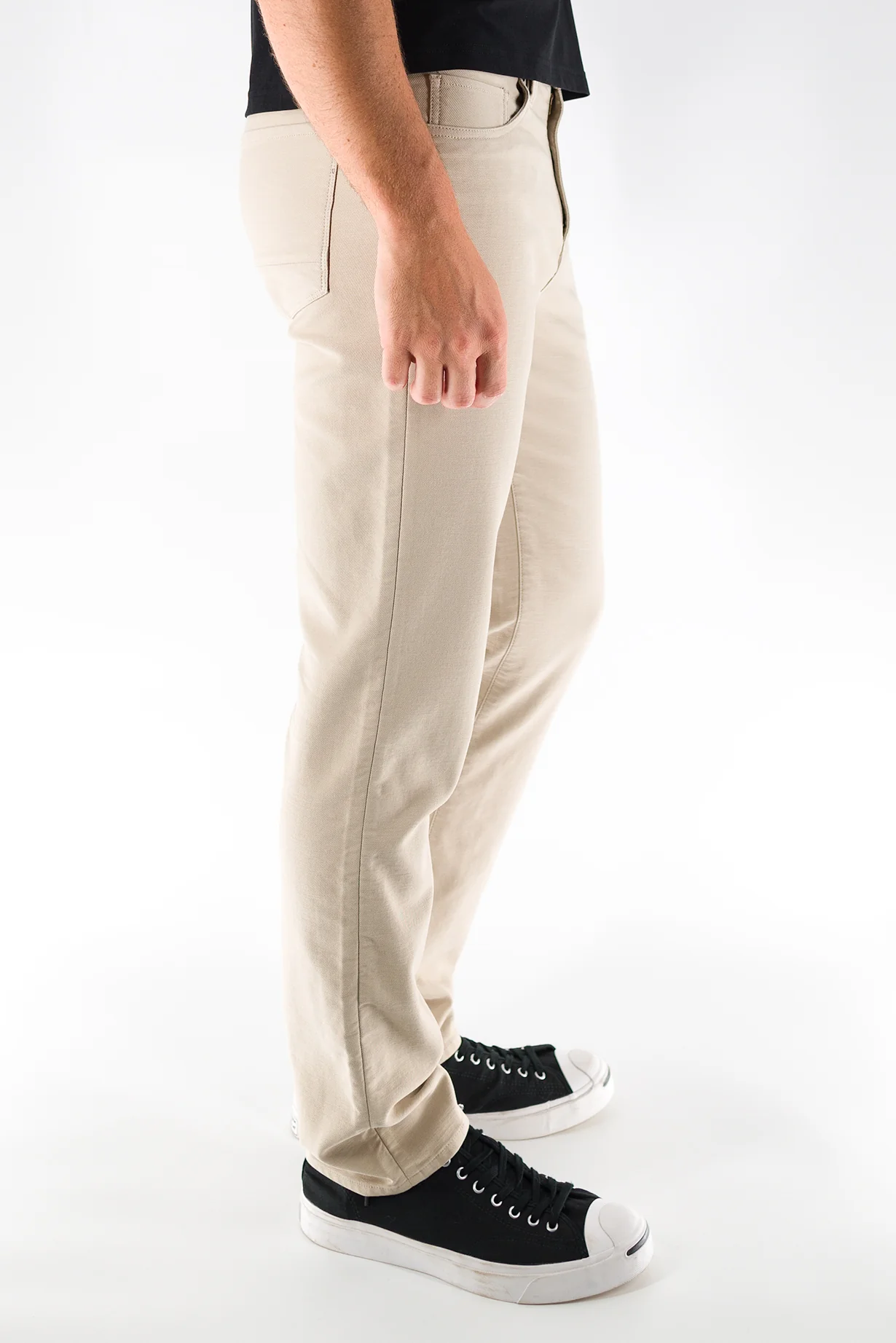 Slim Comfort Jean - Putty - Image 3