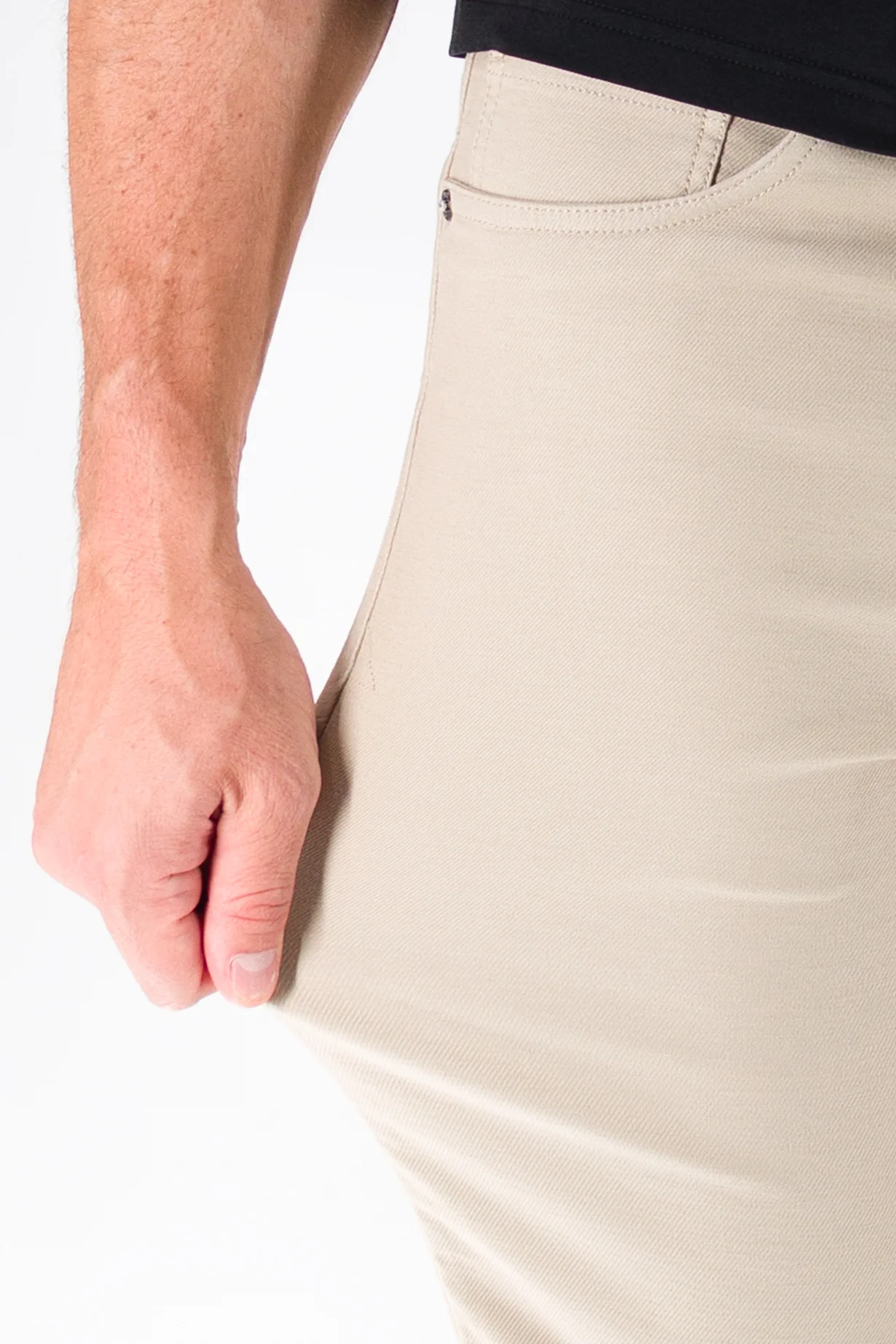 Slim Comfort Jean - Putty - Image 7