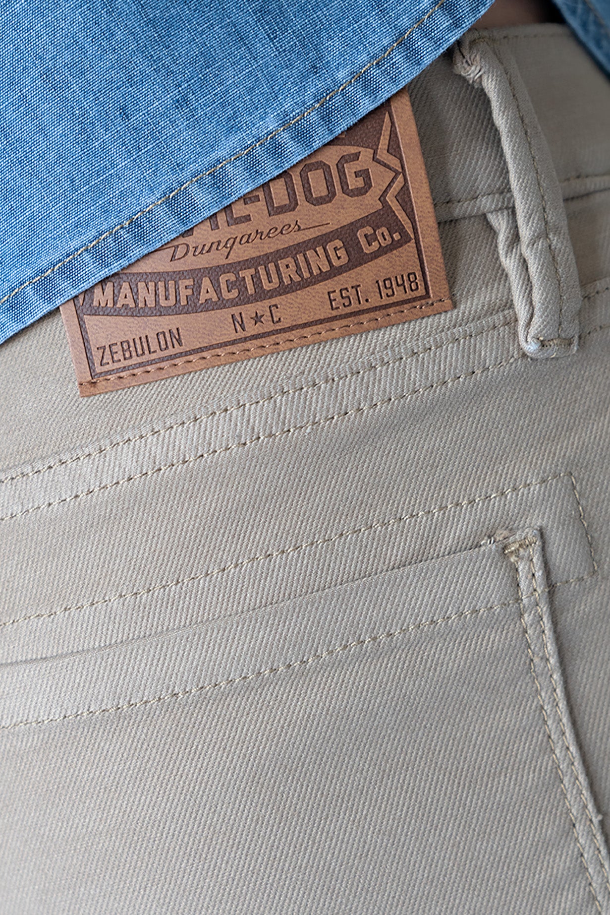 Slim Comfort Jean - Rugged Tan - Image 6