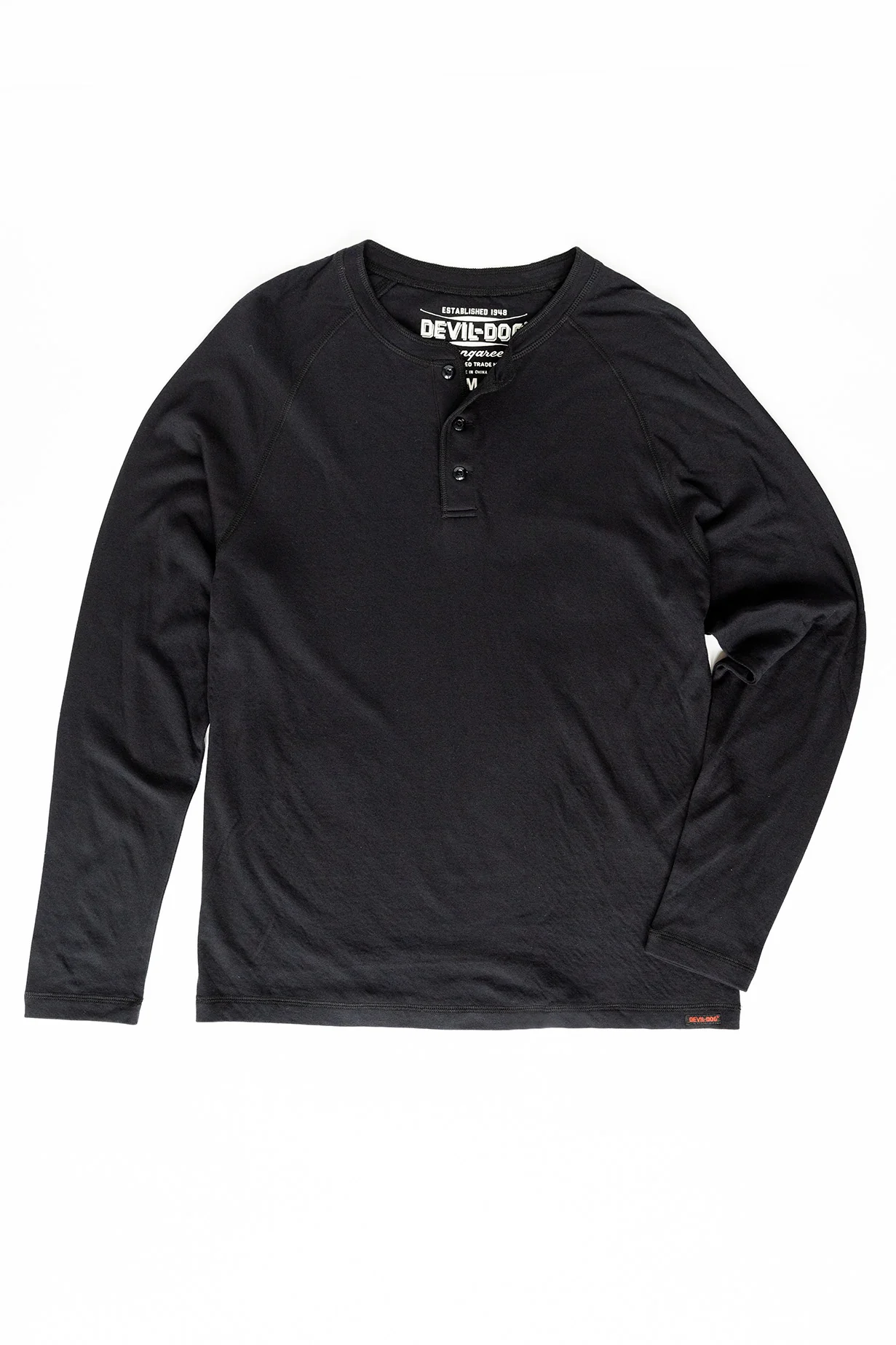 Everyday Henley - Deep Black - Image 6