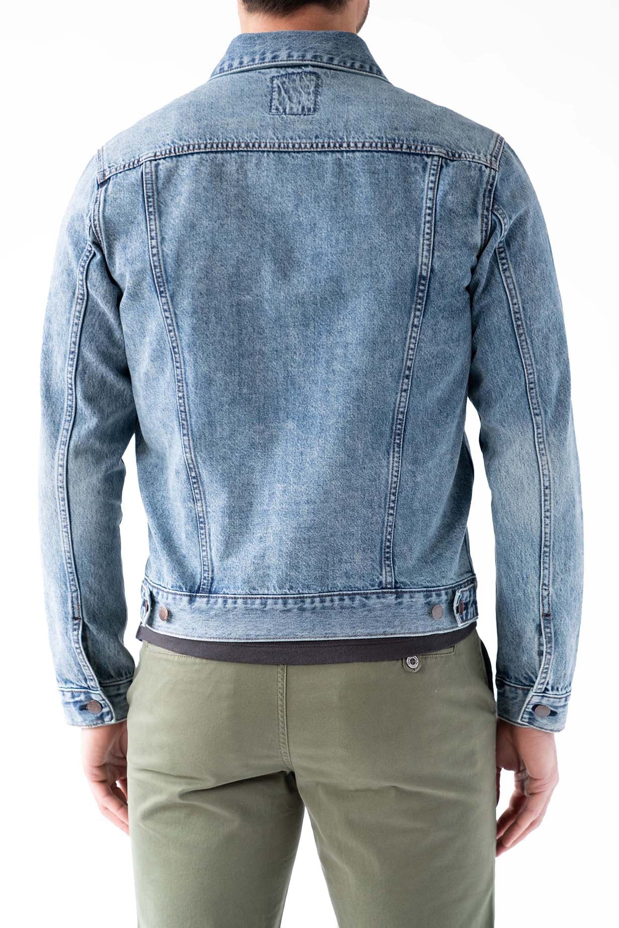 Denim Trucker Jacket - Carroway - Image 5