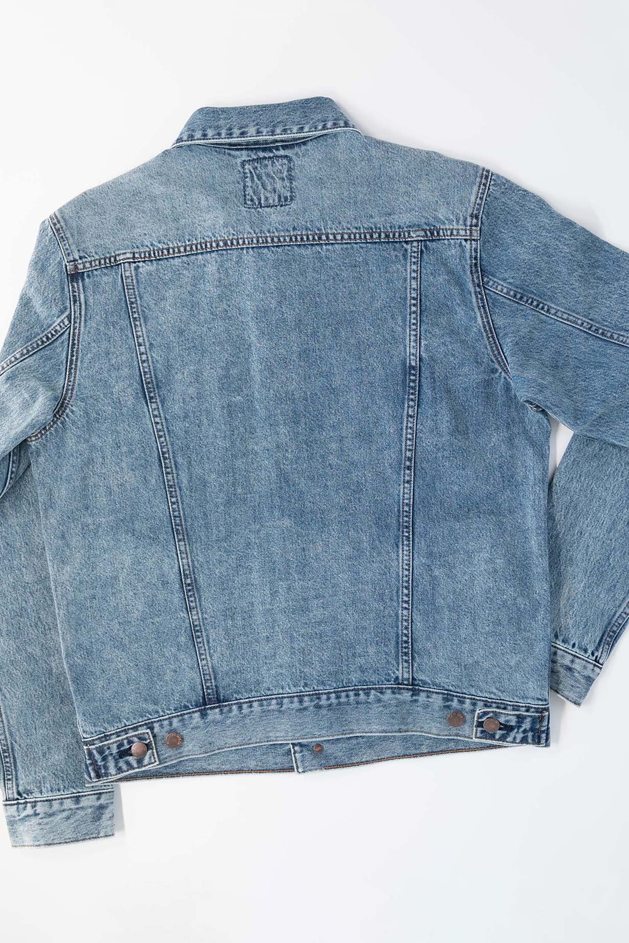 Denim Trucker Jacket - Carroway - Image 7