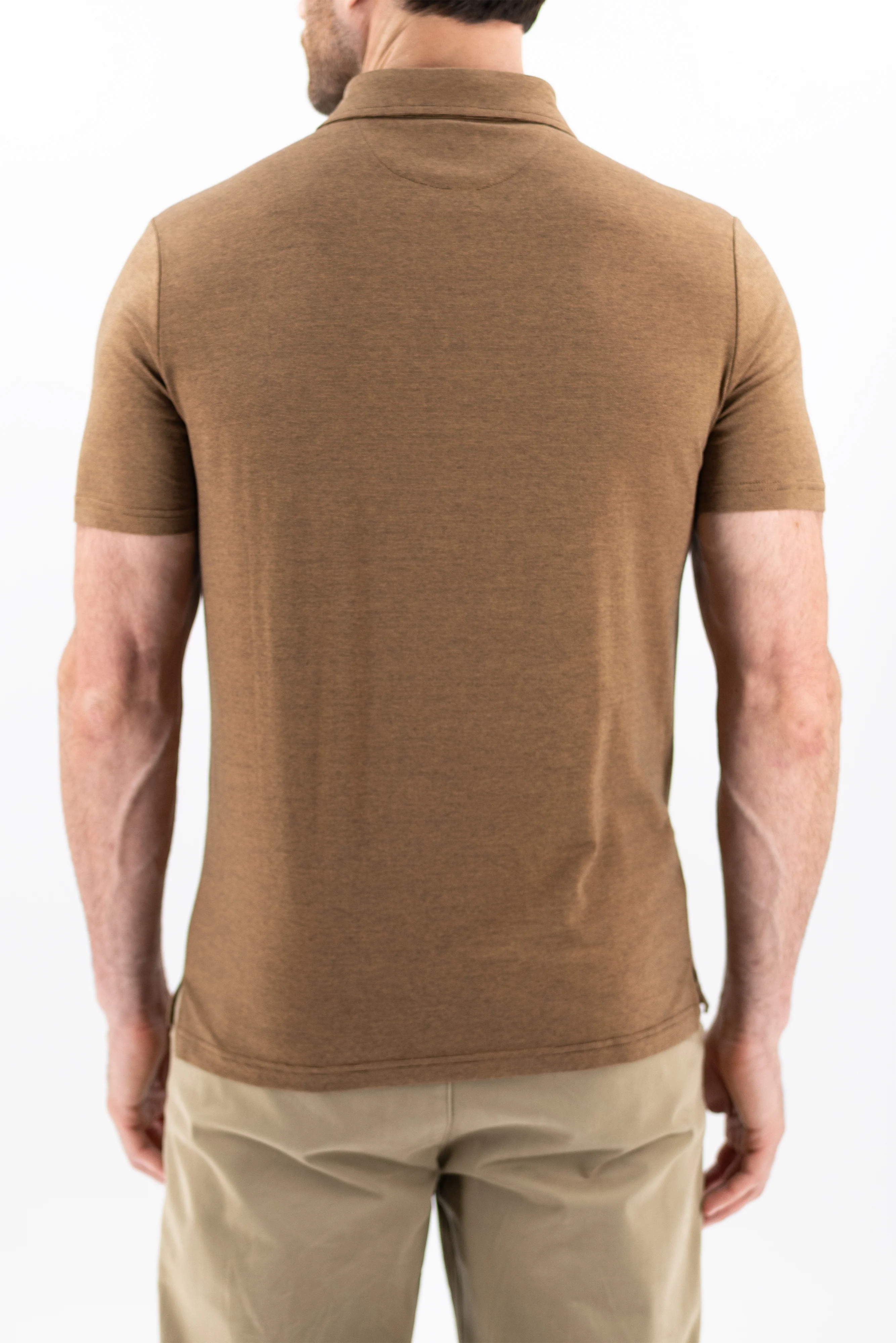 Performance Polo - Melange Dark Roast - Image 4
