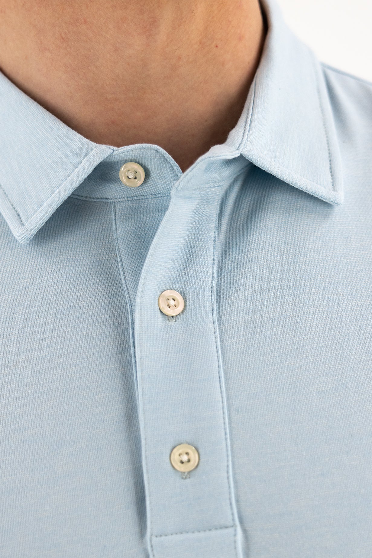 Performance Polo - Melange Sky - Image 3