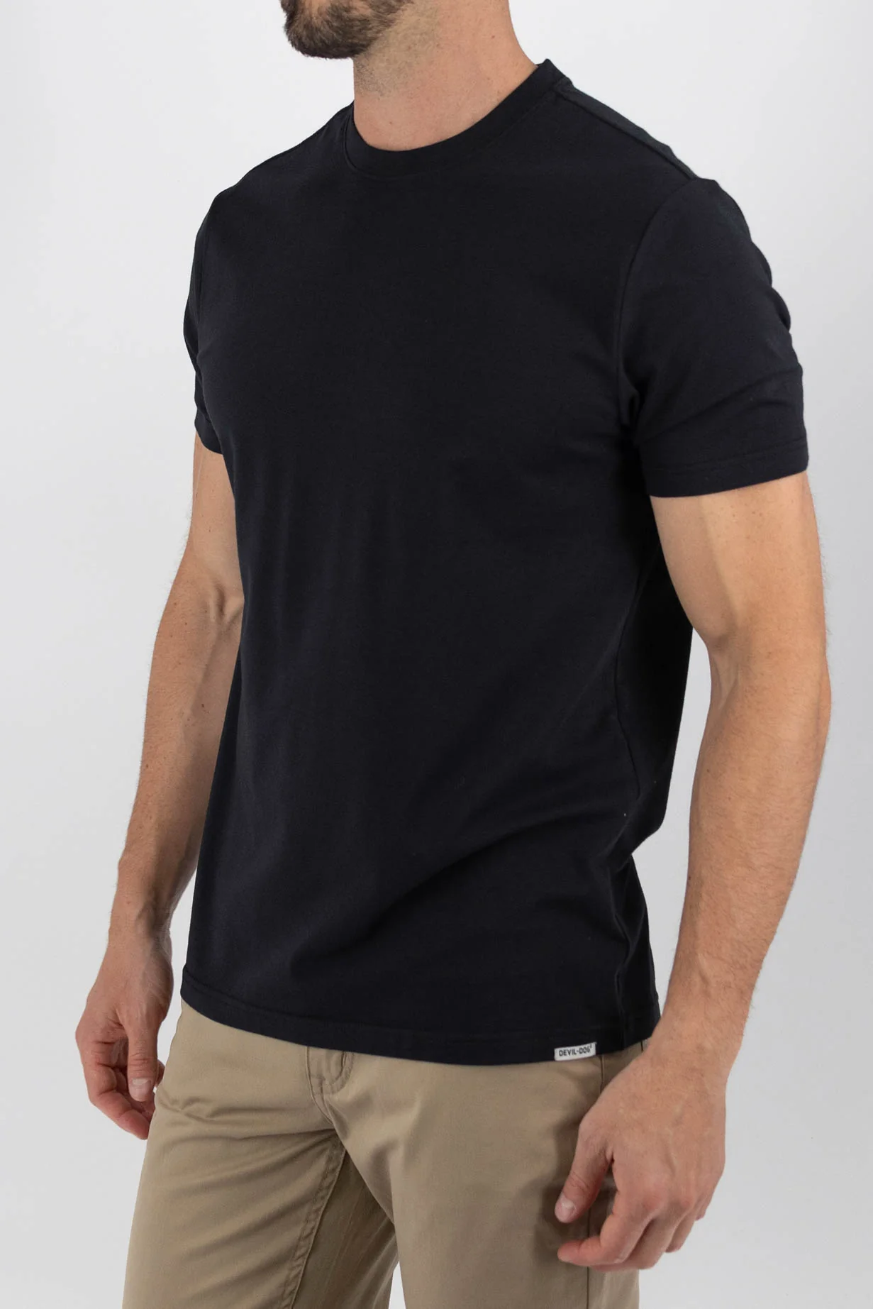 Feeder Stripe Tee - Black - Image 3