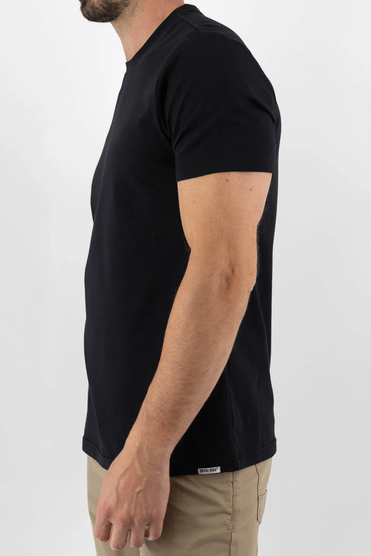 Feeder Stripe Tee - Black - Image 4