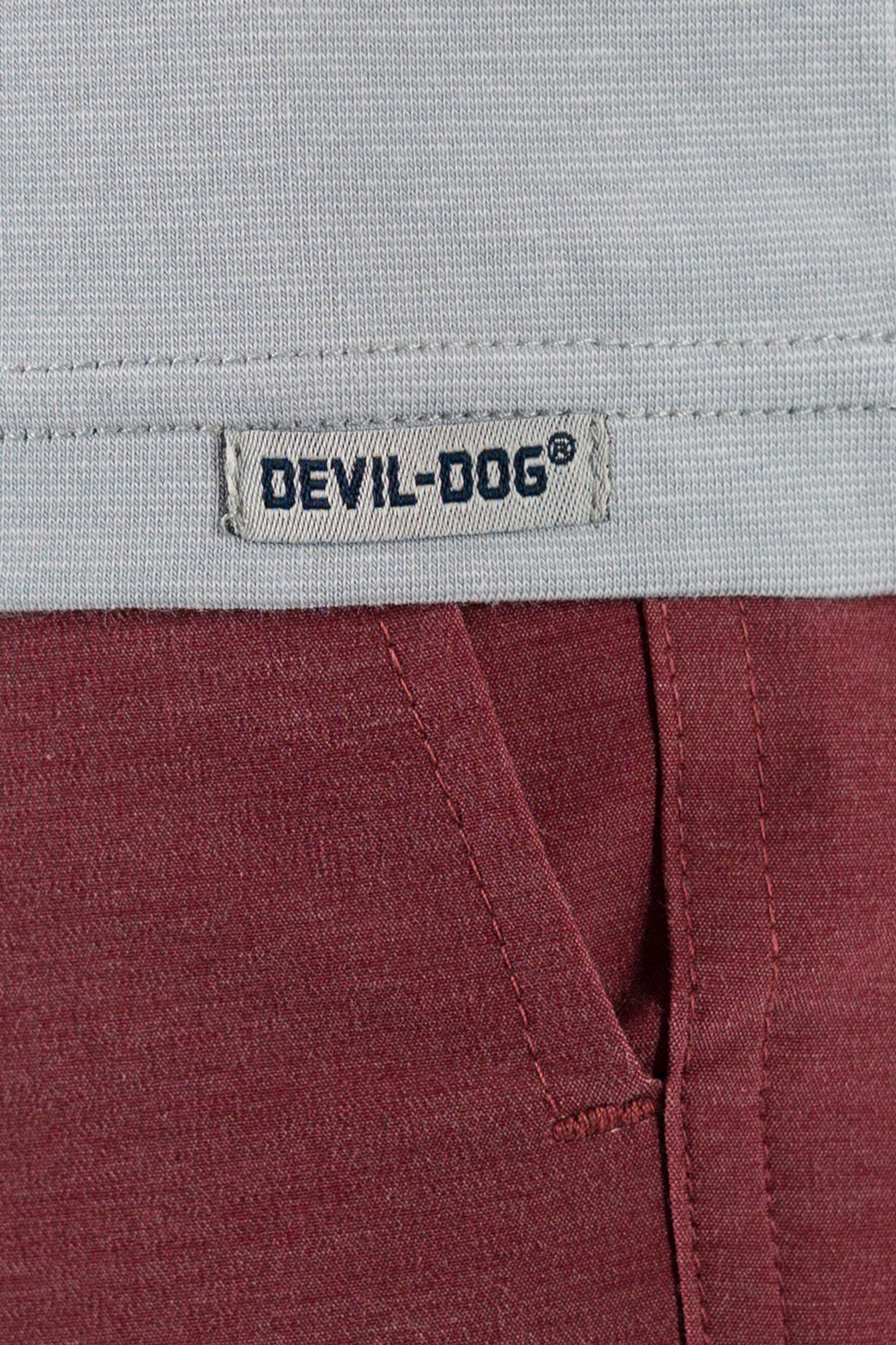 Feeder Stripe Tee - Melange Quiet Grey - Image 5