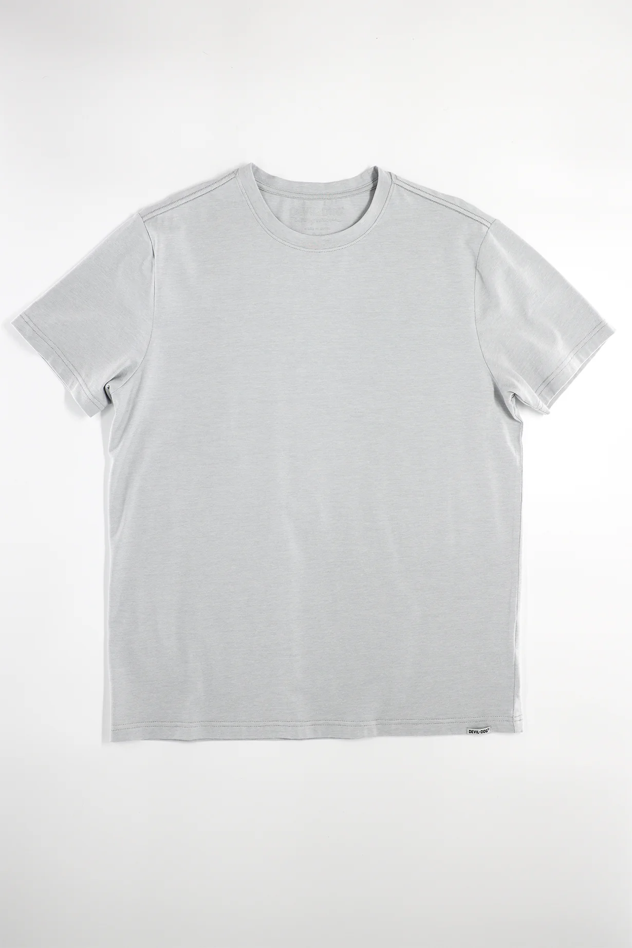 Feeder Stripe Tee - Melange Quiet Grey - Image 6