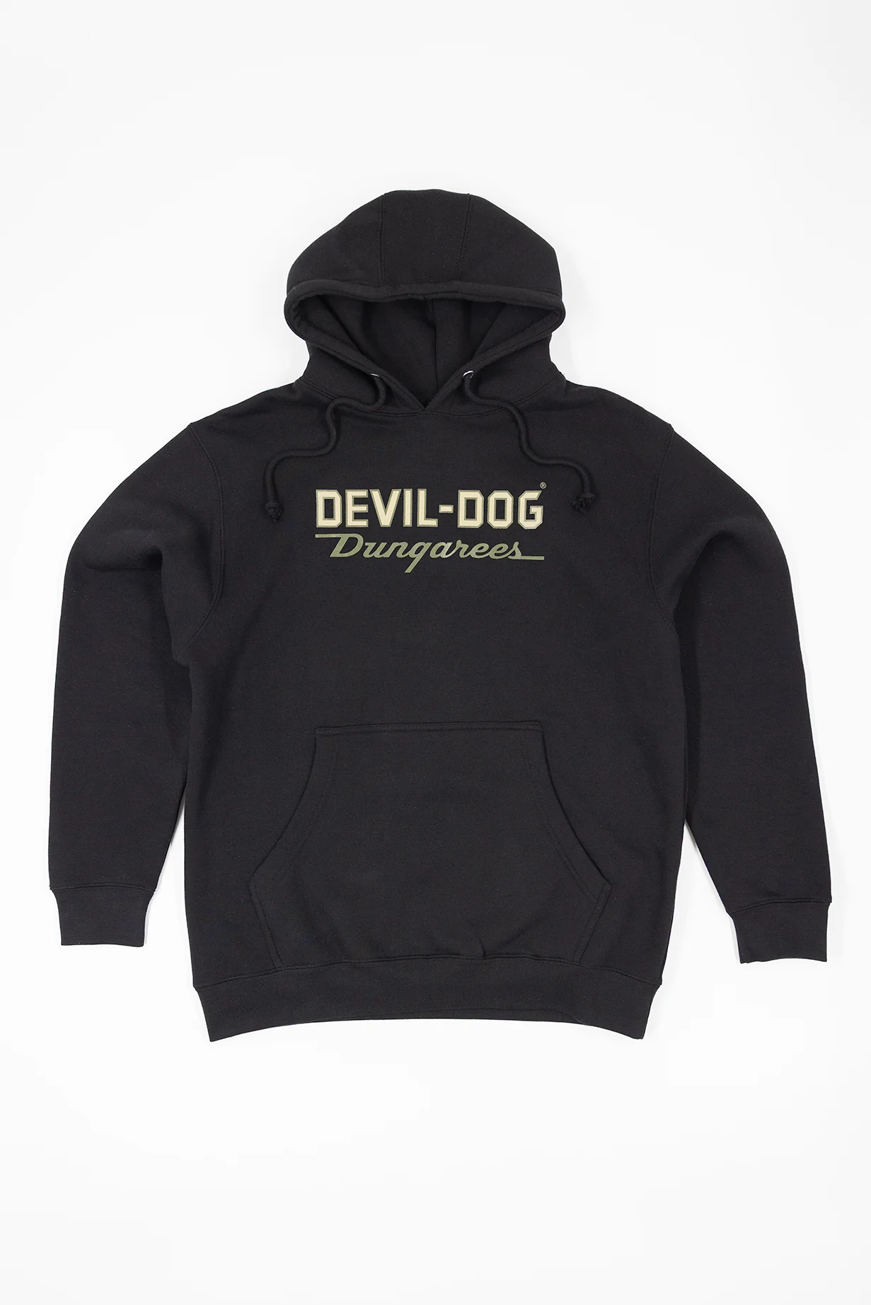 Logo Heavy Weight Hoodie - Black - Image 3
