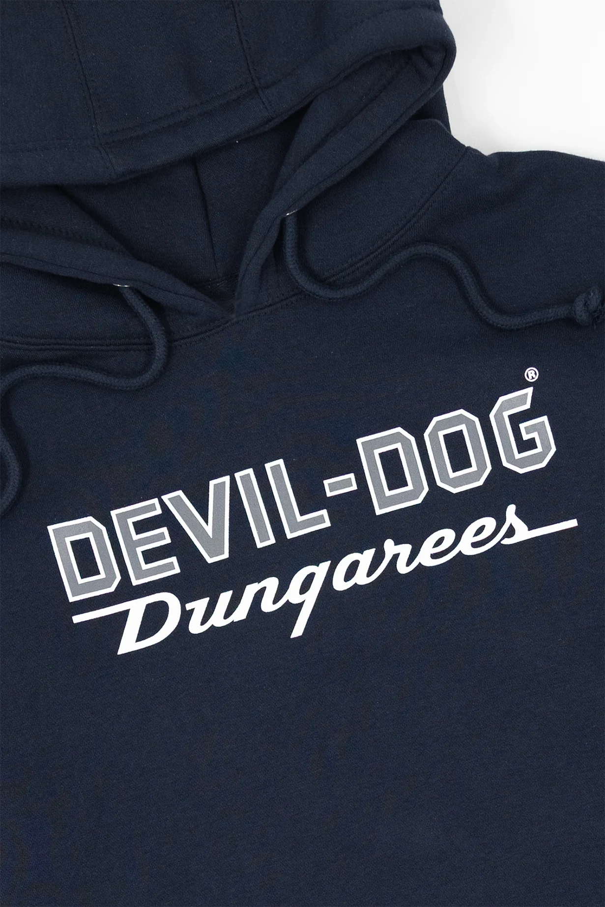 Logo Heavy Weight Hoodie - Navy Blue - Image 3