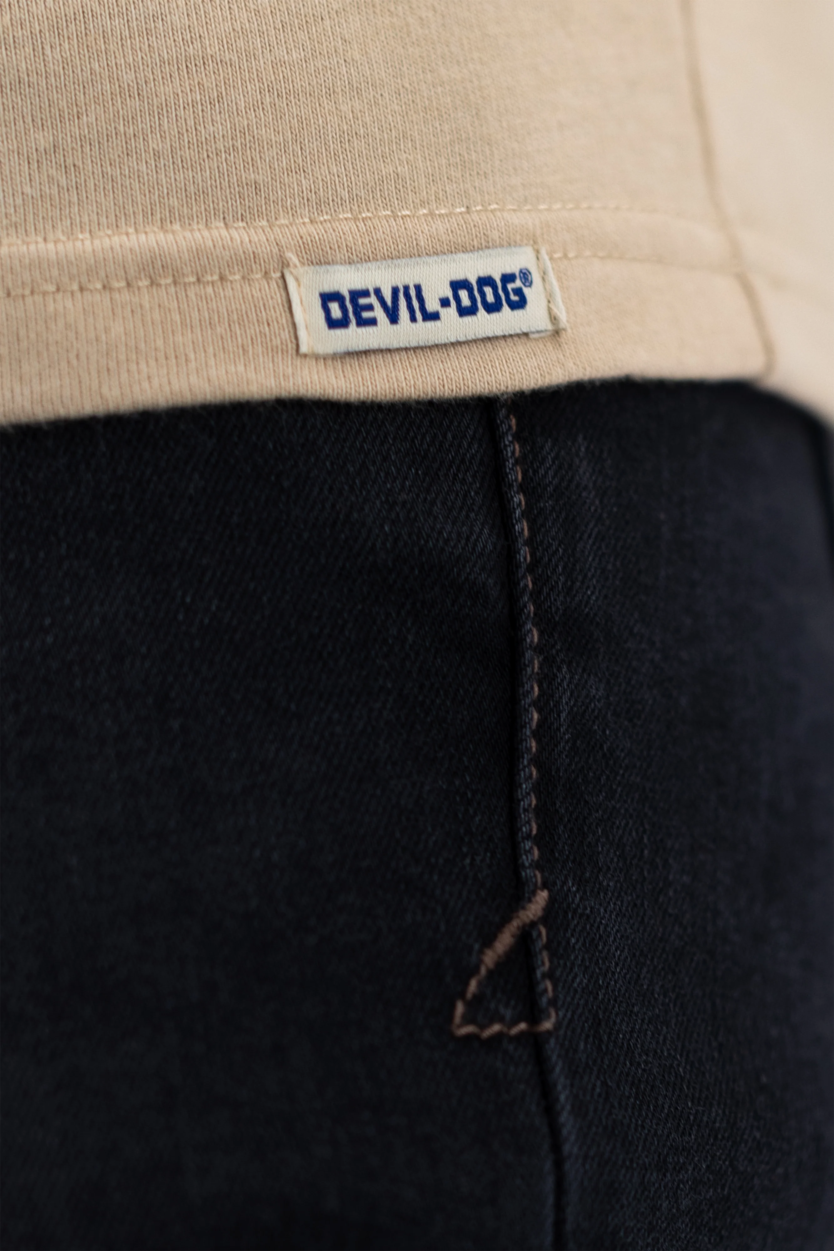 Long Sleeve Vintage Henley - Safari - Image 5