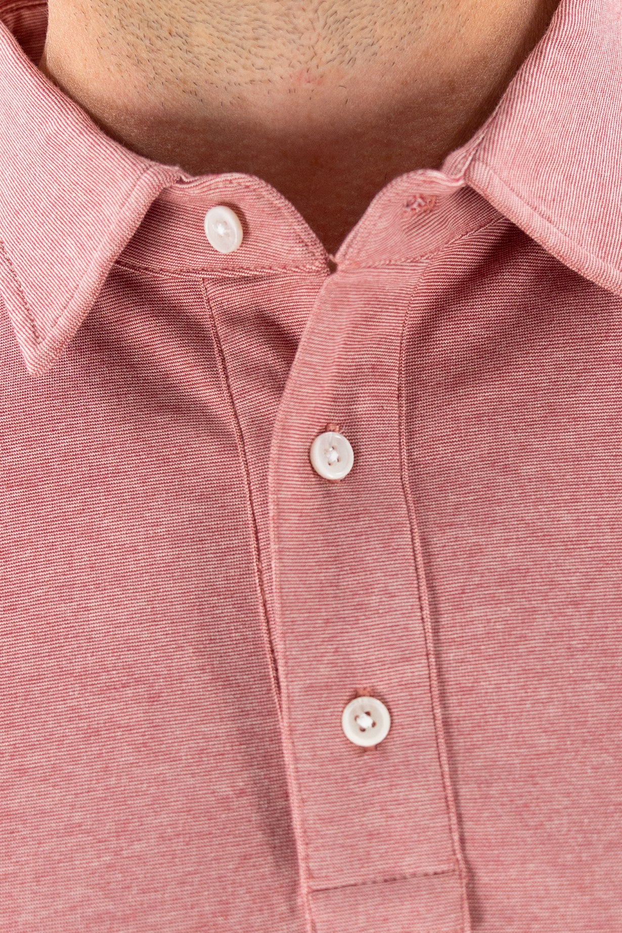 Performance Polo - Melange Withered Rose - Image 4