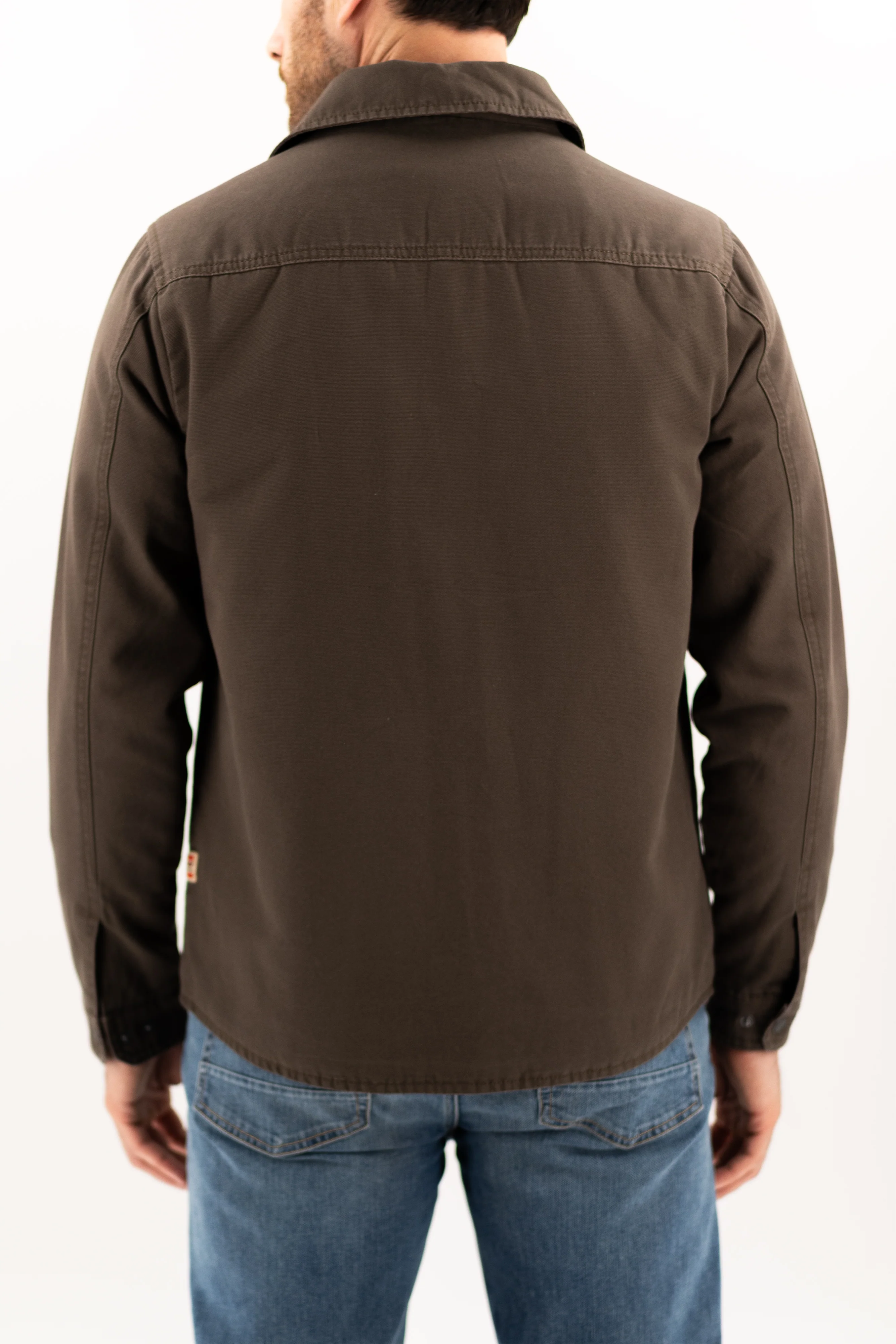 Quilted Deck Jacket - Dark Roast - Image 6