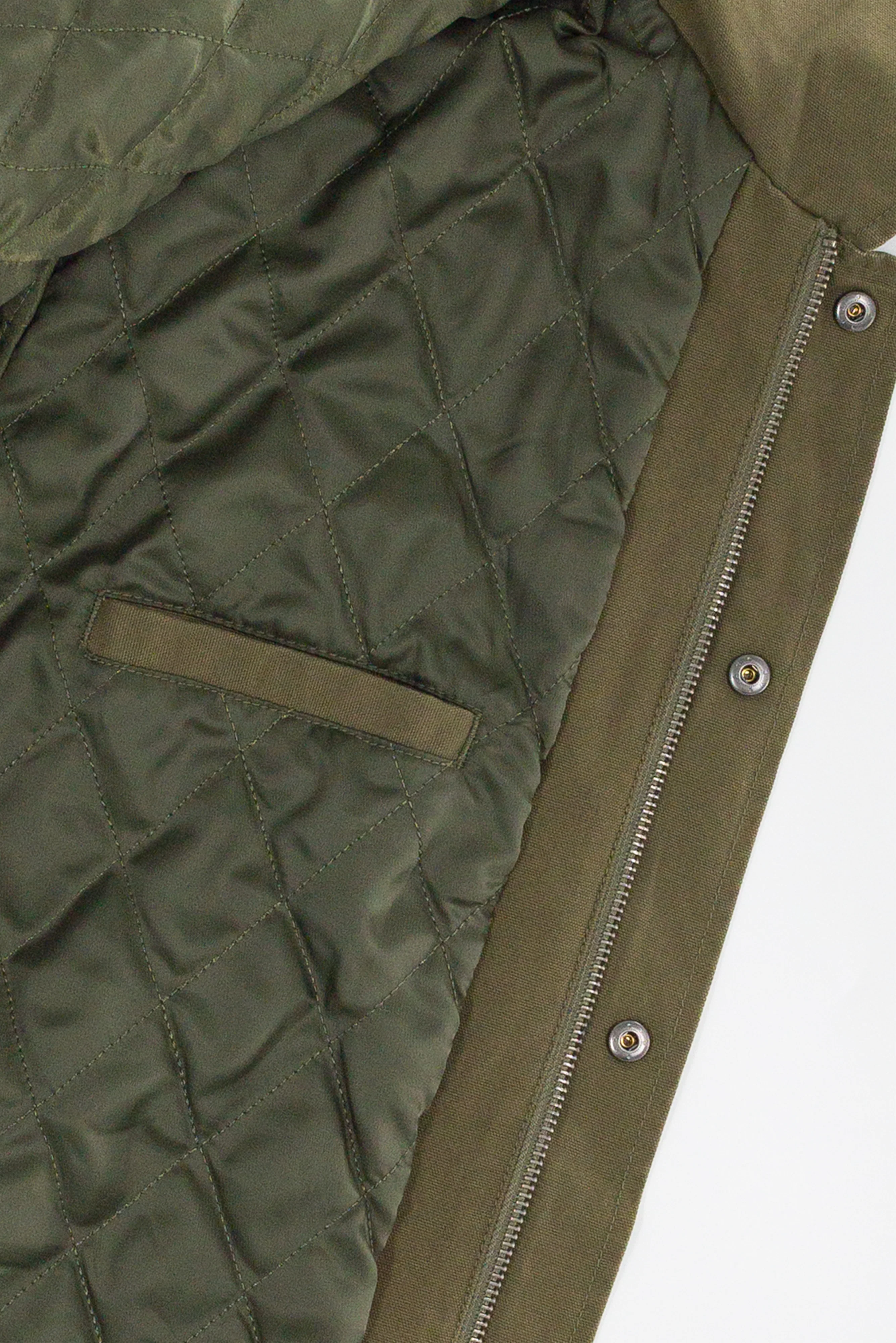 Quilted Deck Jacket - Ivy Green - Image 3