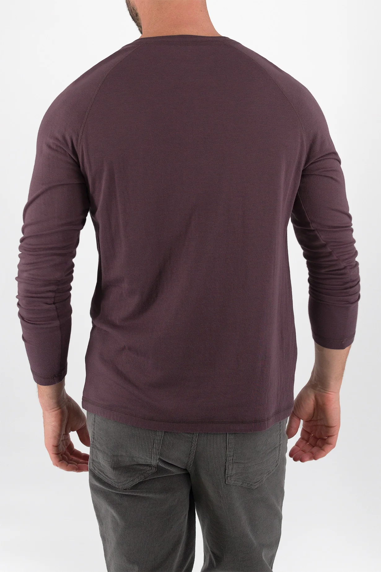 Everyday Henley - Raisin - Image 4