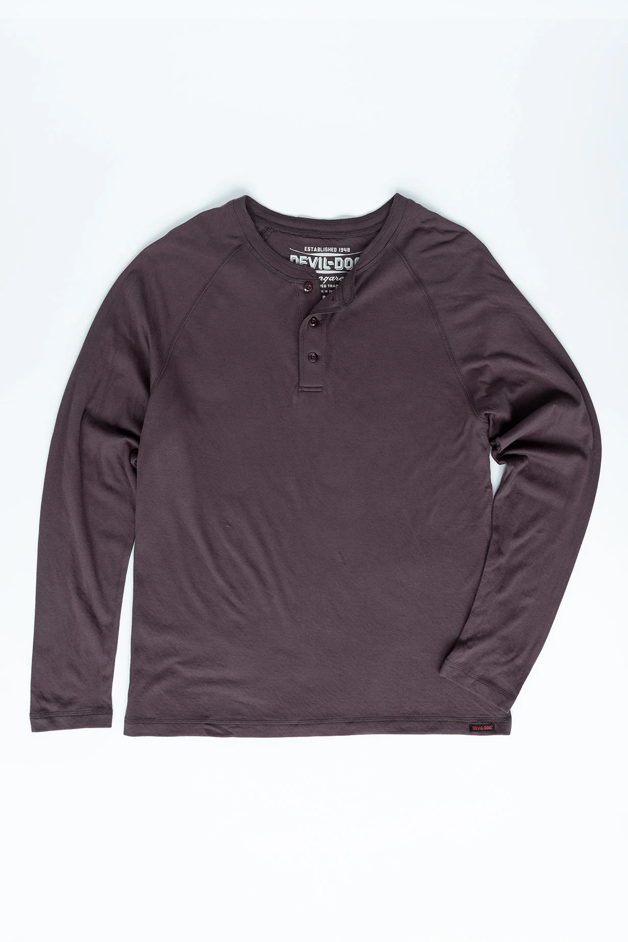 Everyday Henley - Raisin - Image 7