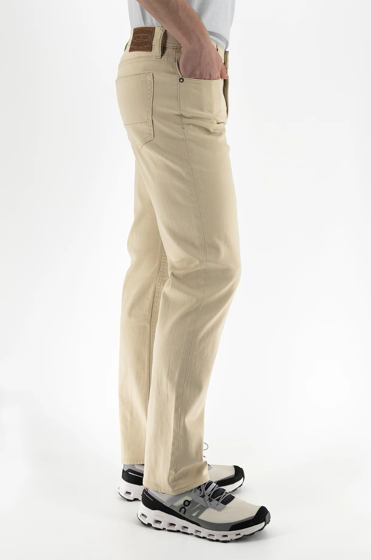 Slim Straight Jean - Brown Rice - Image 3