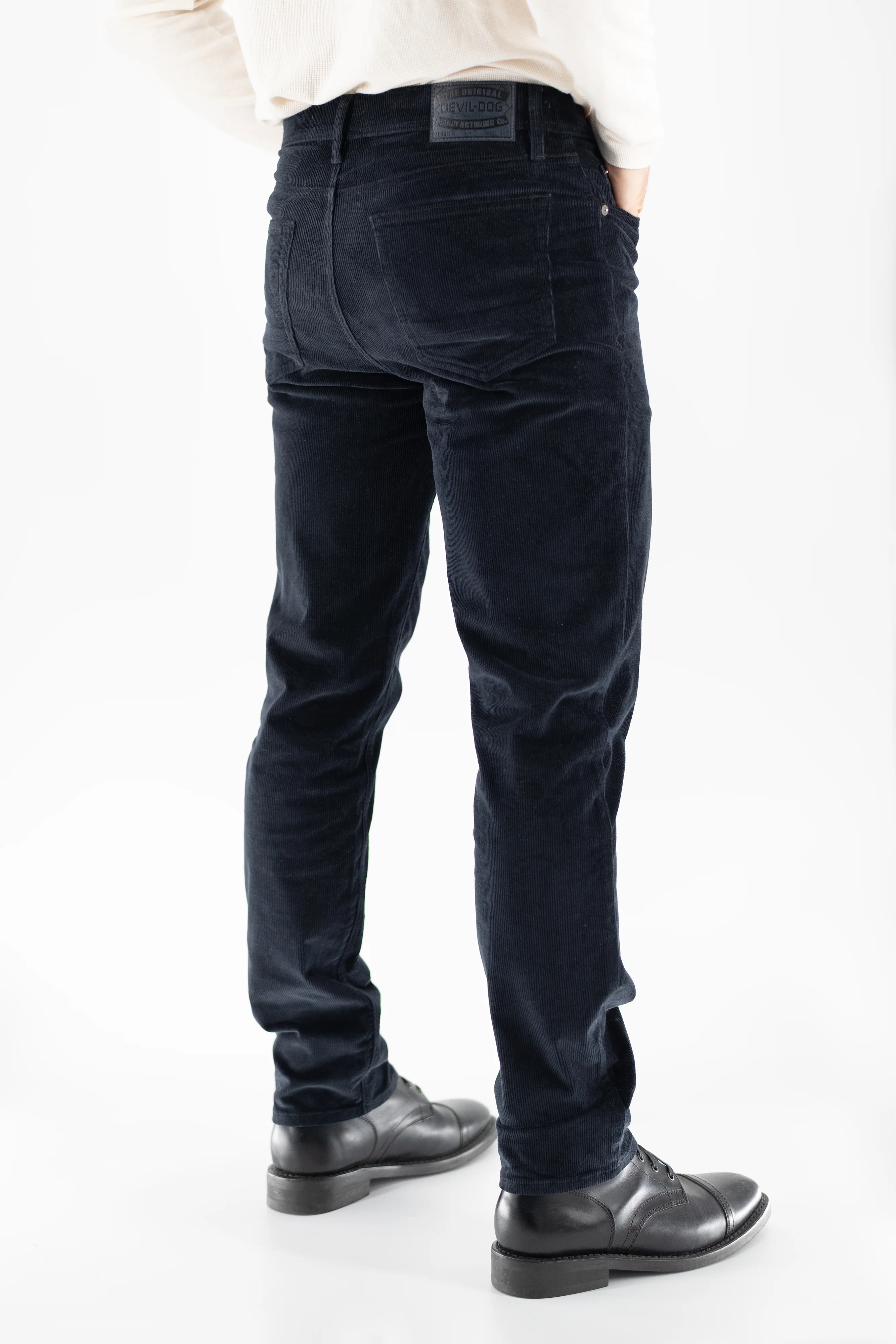 Stretch Corduroy Pant - Black - Image 6