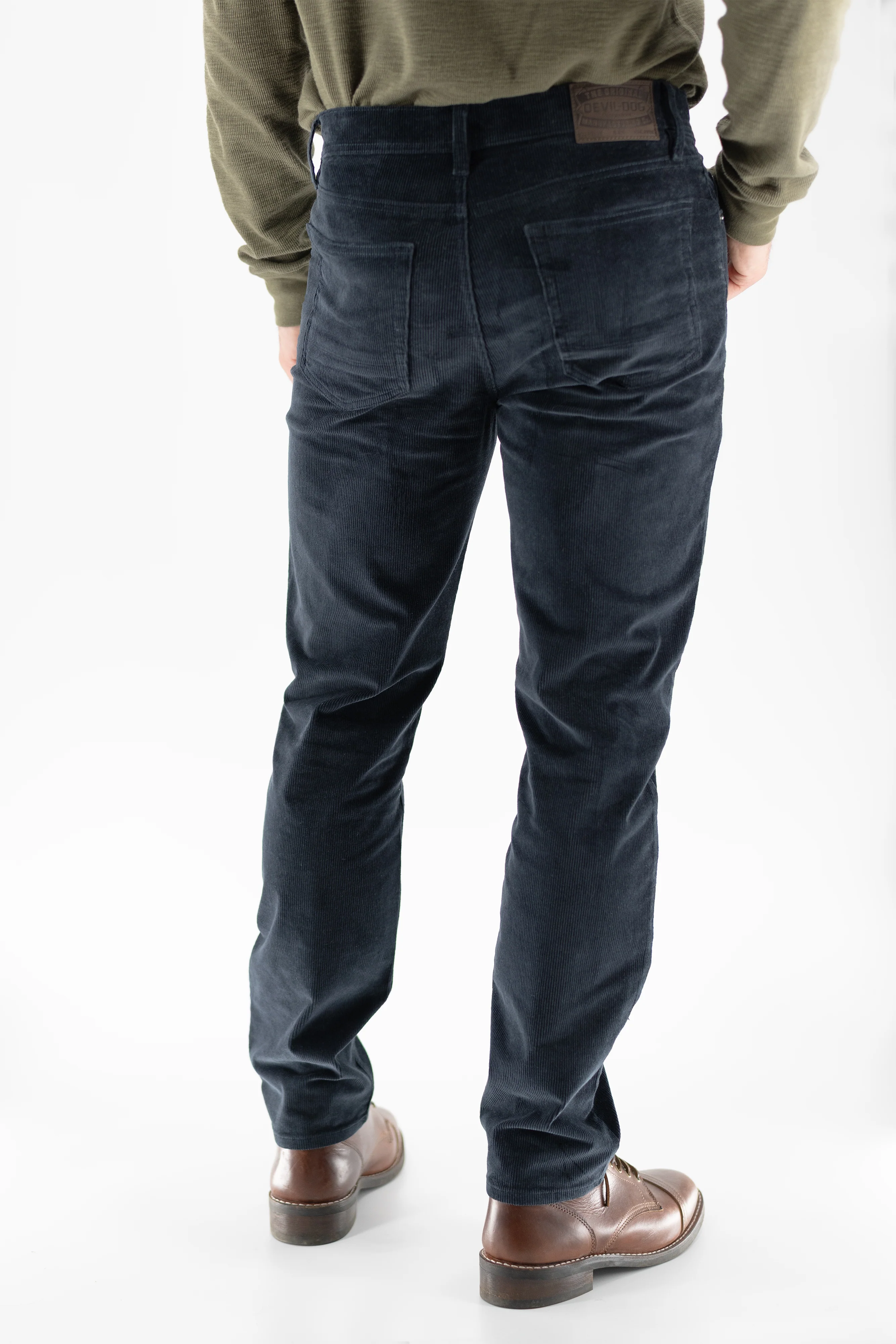 Stretch Corduroy Pant - Dark Navy - Image 5