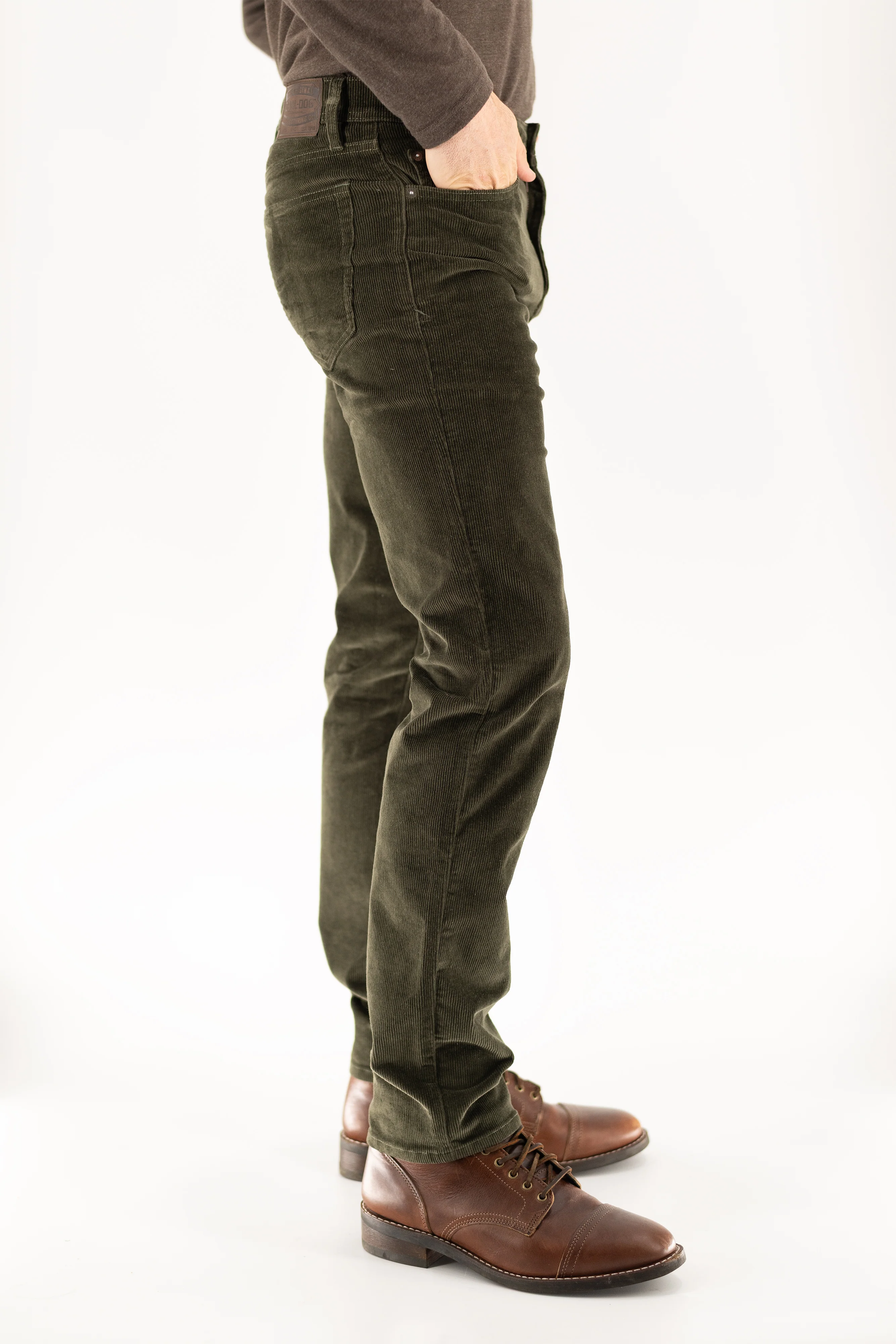Stretch Corduroy Pant - Forest Night - Image 4