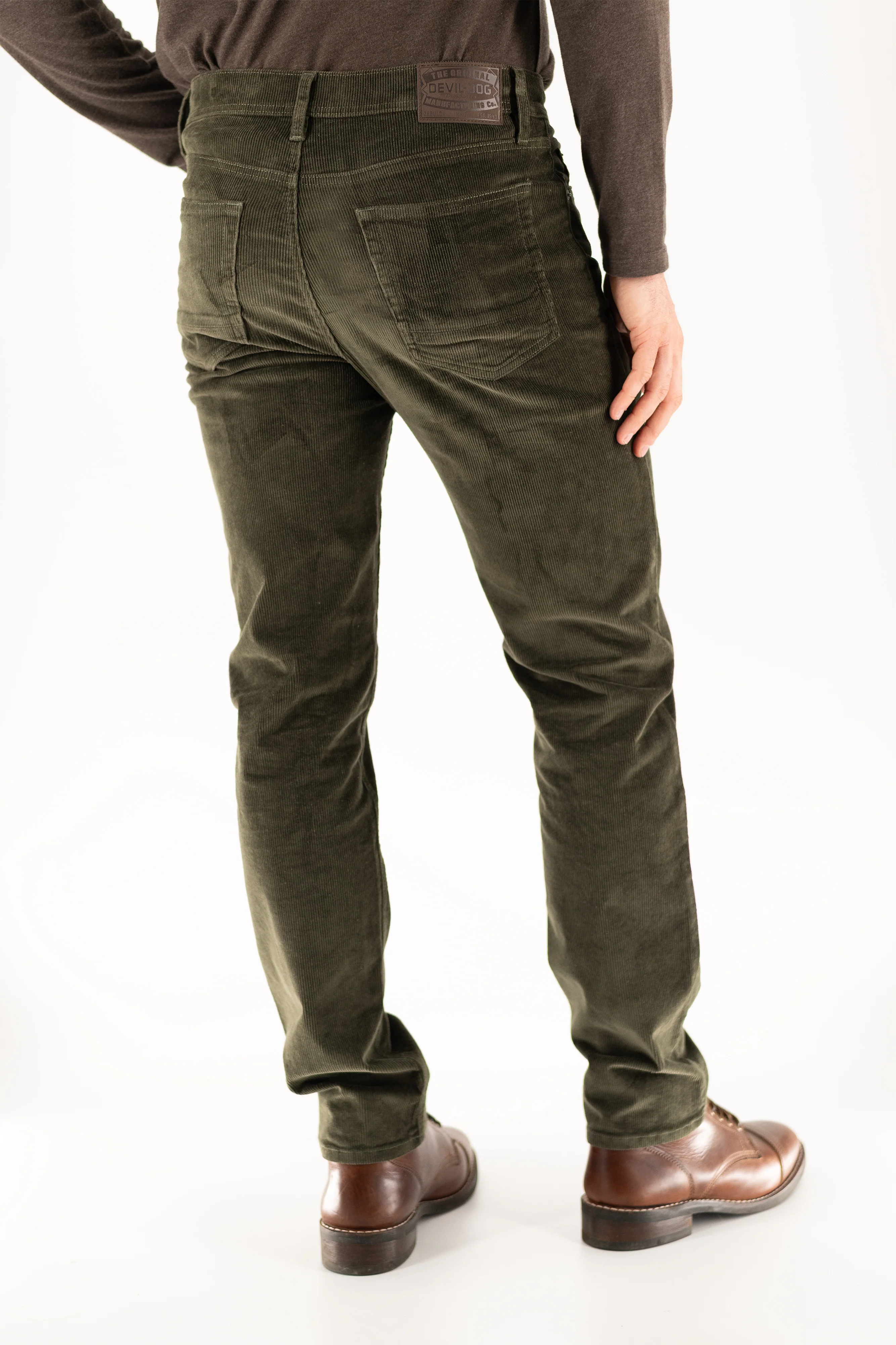 Stretch Corduroy Pant - Forest Night - Image 6