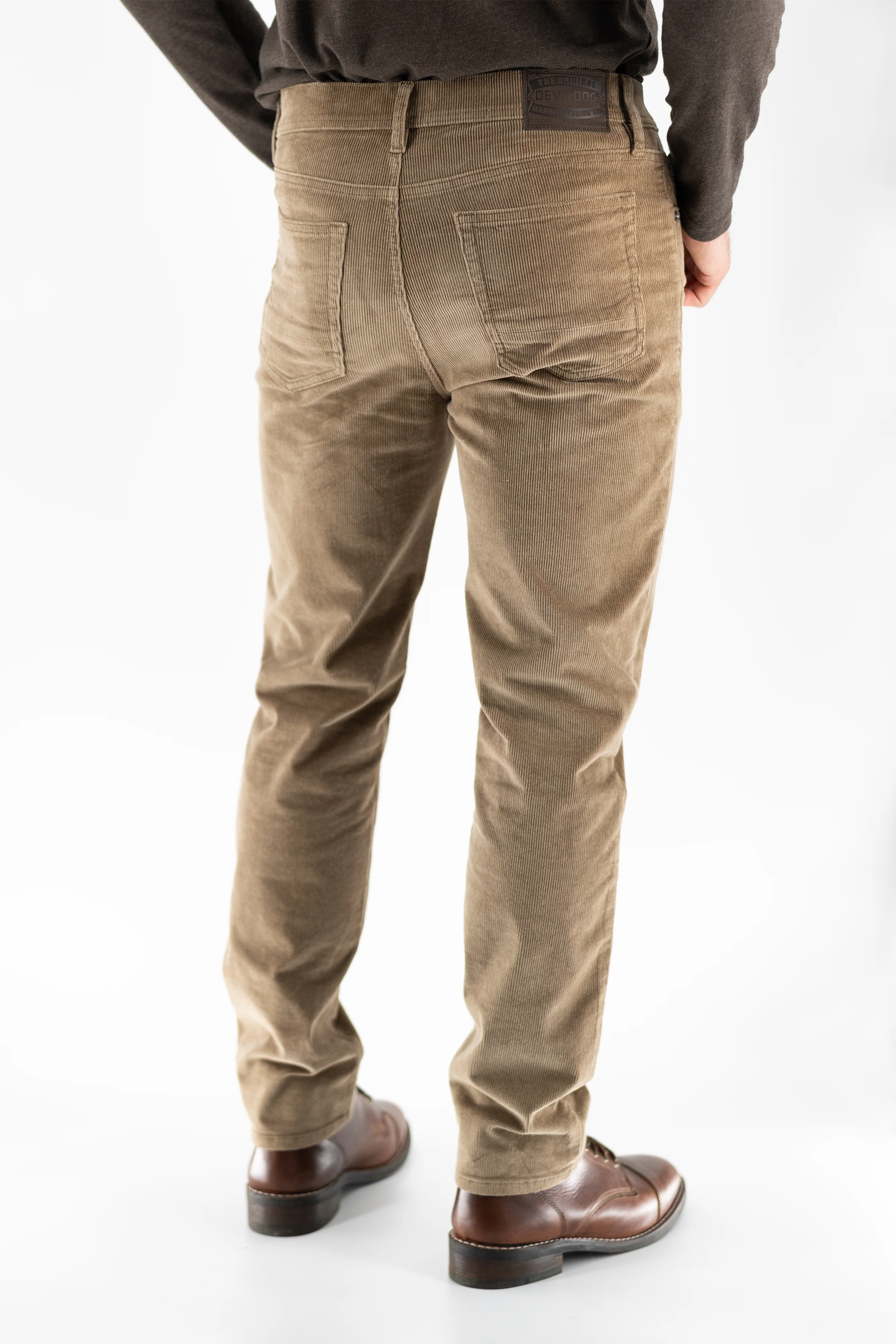 Stretch Corduroy Pant - Khaki - Image 6