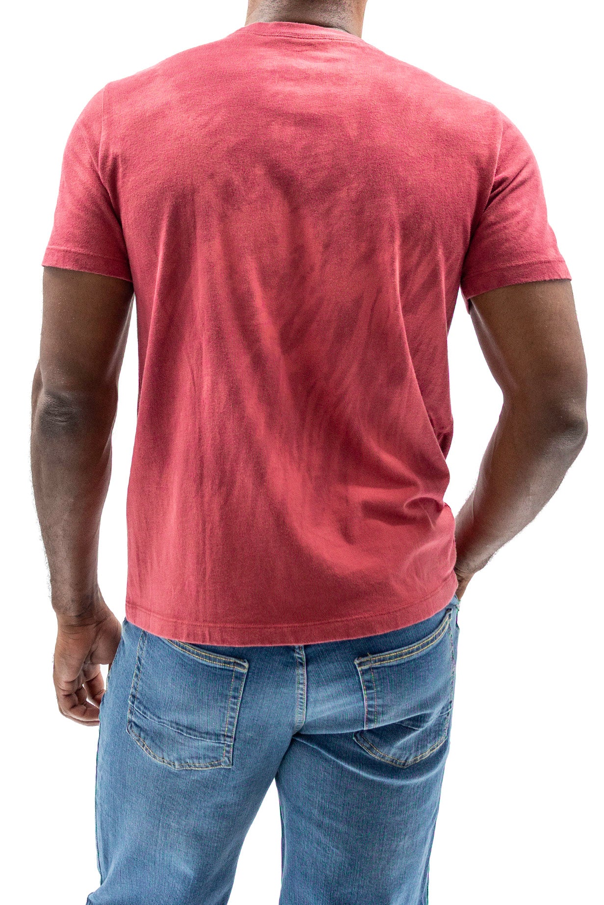 Tie Dye Pocket Tee - Sangria - Image 3