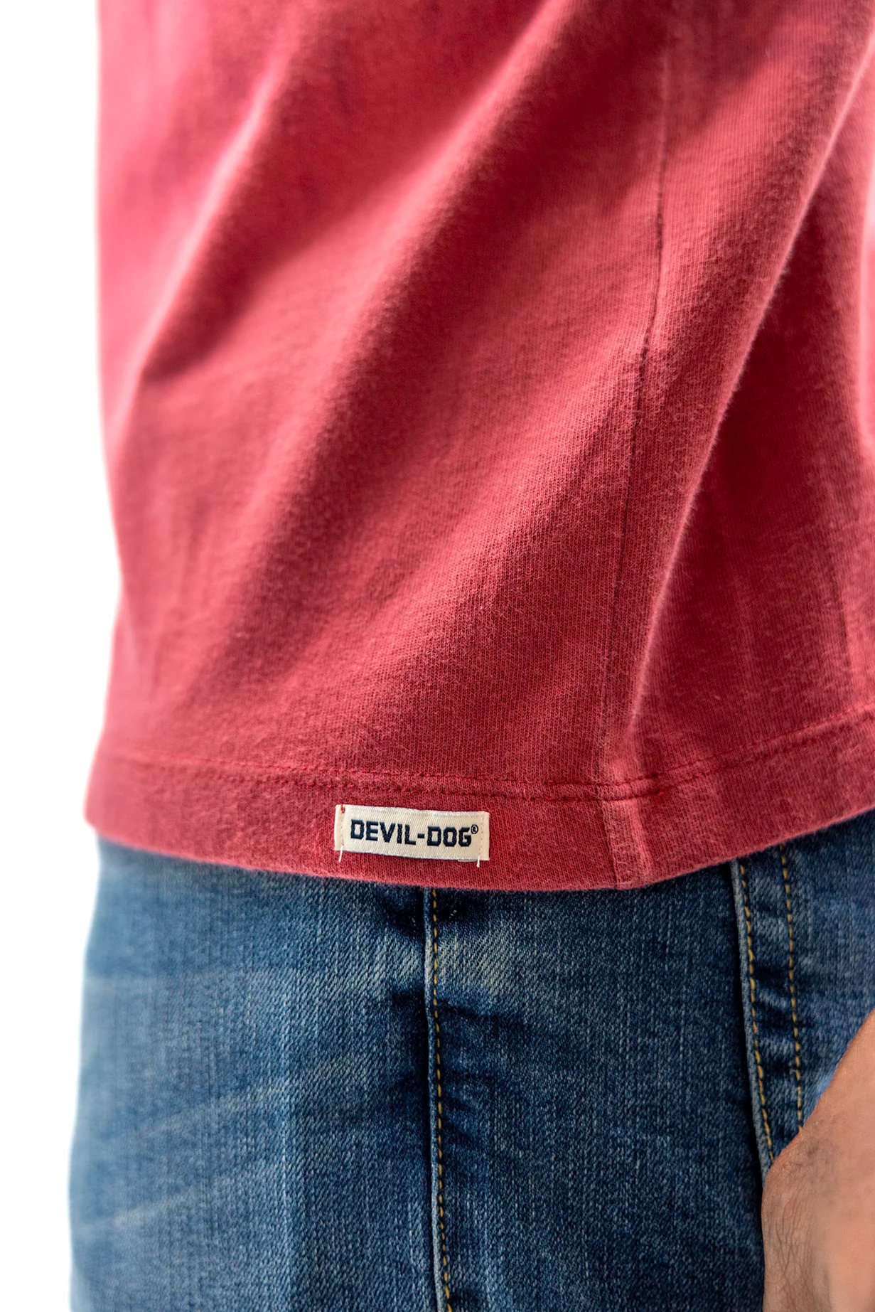 Tie Dye Pocket Tee - Sangria - Image 5