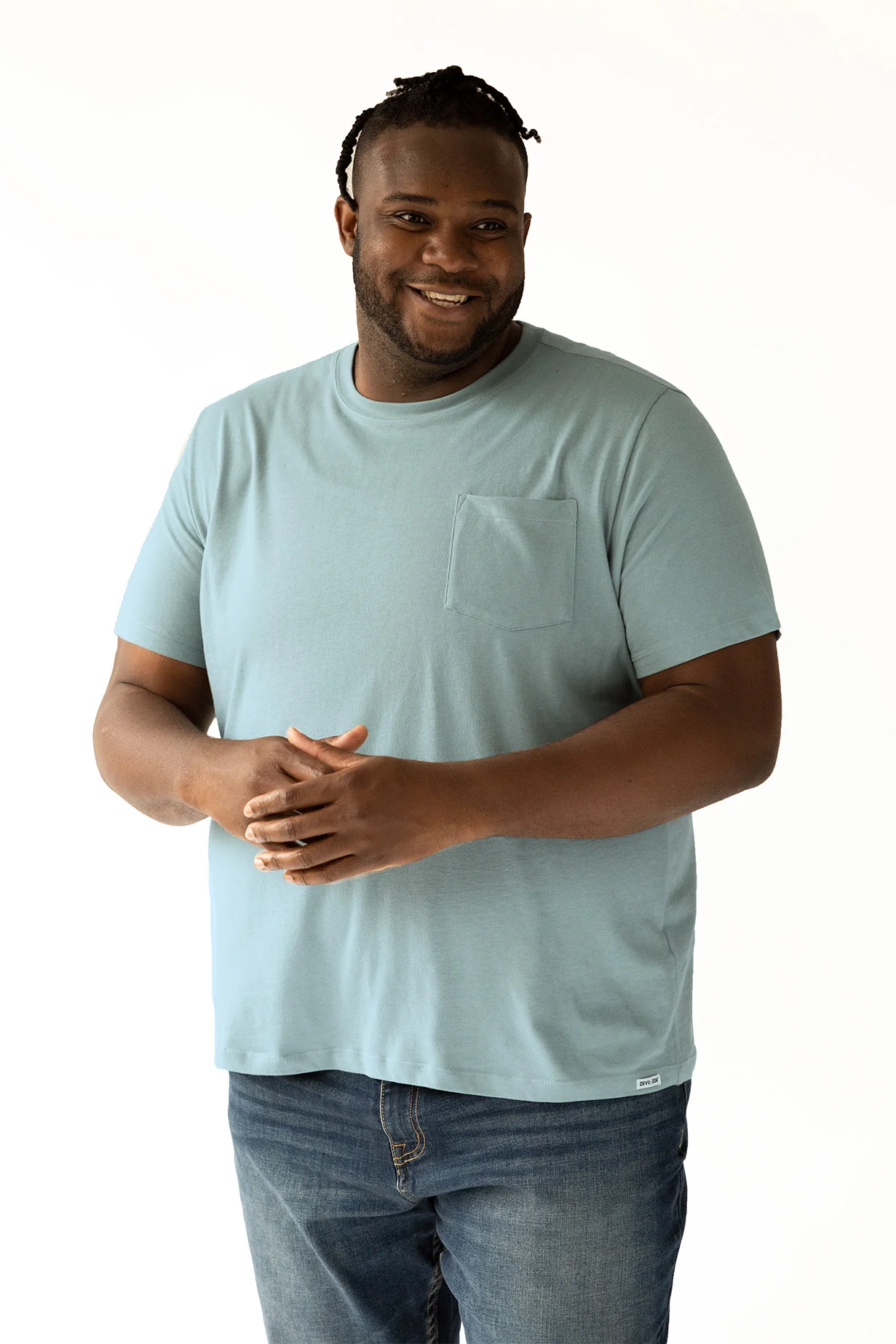Pocket Tee - Vintage Blue - Image 5
