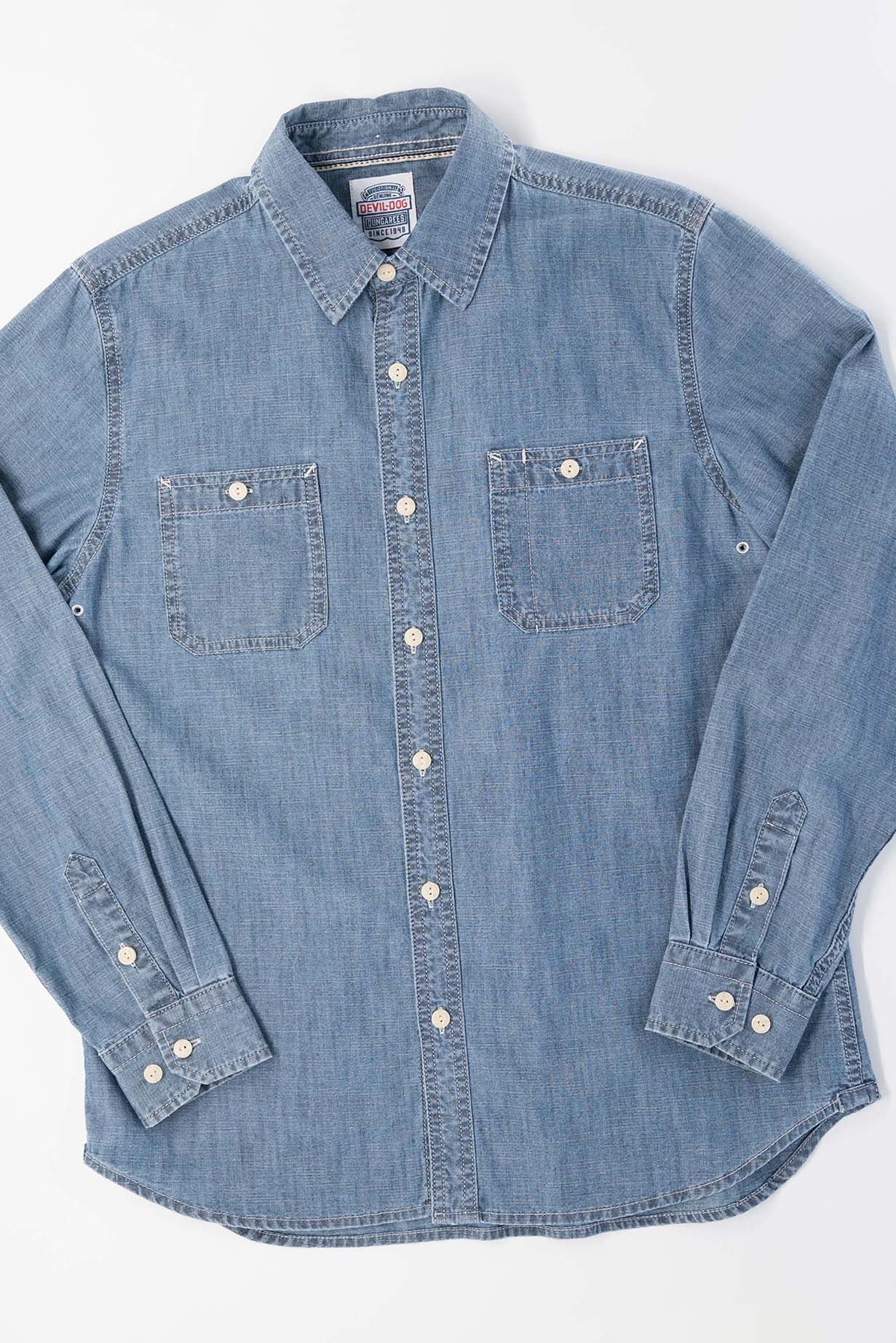 Military Chambray Shirt - Tyron - Image 6