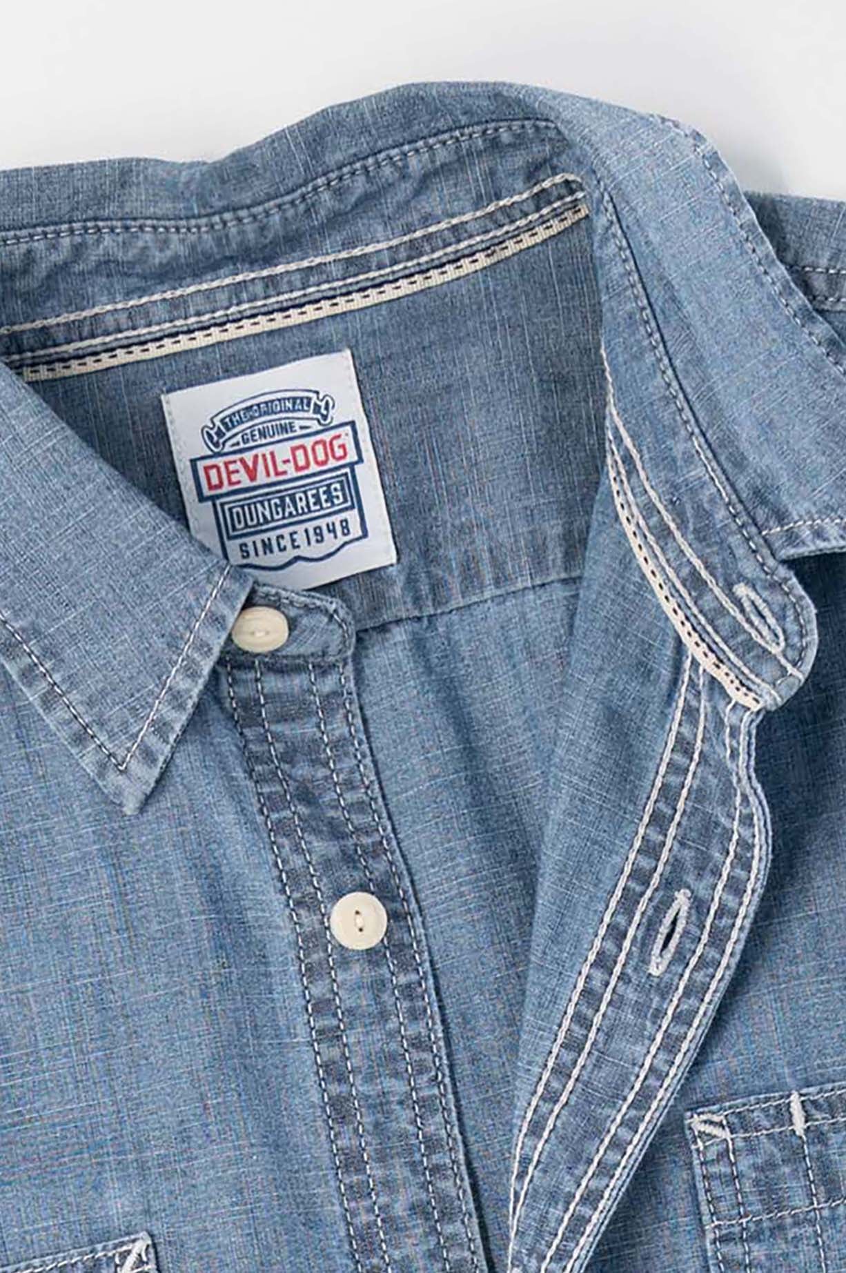 Military Chambray Shirt - Tyron - Image 8